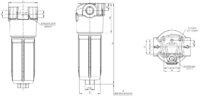 F160XD160G10ABB6DWV05 in-line filter (pressure line)