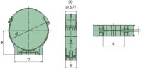 39 700 40 989 holder for air filter